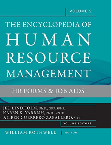 The Encyclopedia of Human Resource Management, Volume 2: HR Forms and Job Aids - Click to Buy