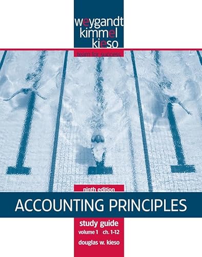 Accounting Principles, Study Guide, Volume I, Chapters 1-12 - Click to Buy