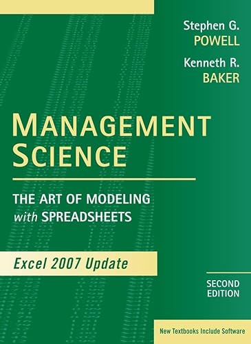 Management Science: The Art of Modeling with Spreadsheets, Excel 2007 Update - Click to Buy