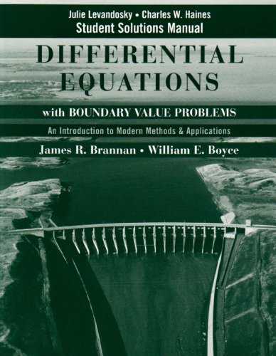 Student Solutions Manual to accompany Differential Equations with Boundary Value Problems - Click to Buy