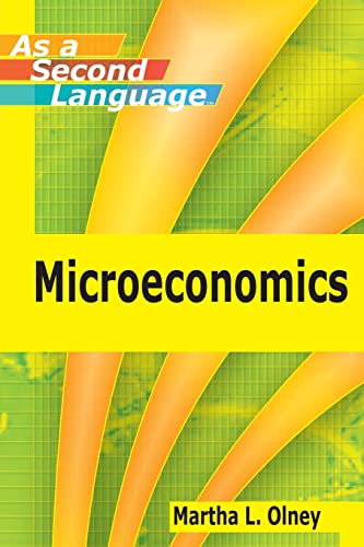 Microeconomics as a Second Language - Click to Buy