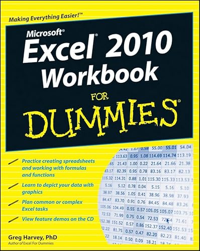 Excel 2010 Workbook For Dummies - Click to Buy