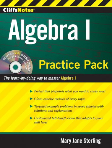 CliffsNotes Algebra I Practice Pack (CliffsNotes (Paperback)) - Click to Buy