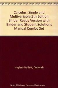 Calculus: Single and Multivariable 5th Edition Binder Ready Version with Binder and Student Solutions Manual Combo Set - Click to Buy