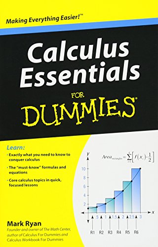 Calculus Essentials For Dummies - Click to Buy