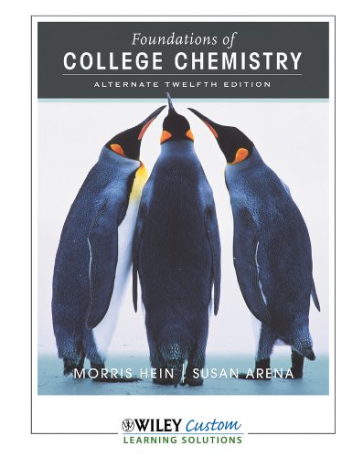 Foundations of College Chemistry Alternate 12th Edition Chapters 1-11 Unbound for Bronx CC - Click to Buy