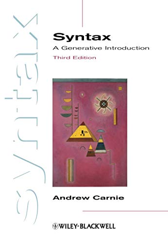 Syntax: A Generative Introduction: 16 (Introducing Linguistics) - Click to Buy