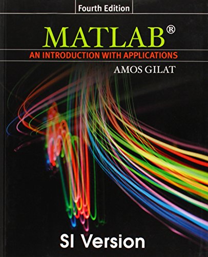 MATLAB: An Introduction with Applications - Click to Buy