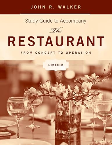 The Restaurant, Study Guide: From Concept to Operation - Click to Buy