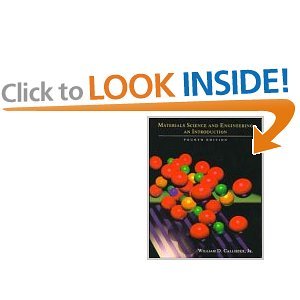 Solutions Manual to Materials Science and Engineering: An Introduction, 4th Edition - Click to Buy
