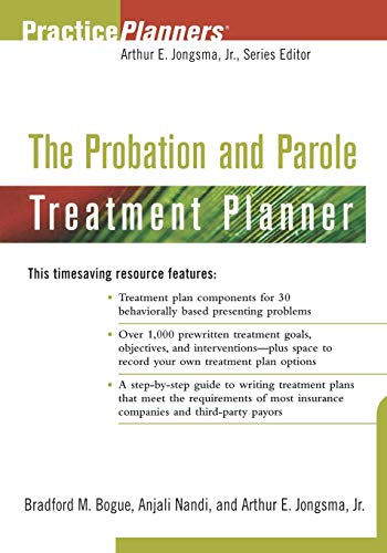 The Probation and Parole Treatment Planner - Click to Buy
