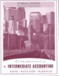 Fundamentals of Intermediate Accounting: Working Papers, Chapters 1-17, Appendices A-G - Click to Buy