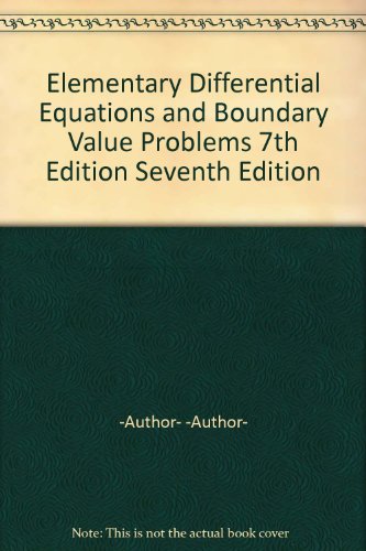 Elementary Differential Equations & Boundary Value Problems 7th Edition with Student Solutions Manual Promotional Wrap and Free Stuff Sticker Set - Click to Buy