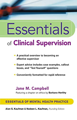Essentials of Clinical Supervision - Click to Buy