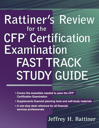 Rattiner's Review for the CFP(R) Certification Examination, Fast Track Study Guide - Click to Buy