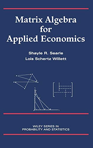 Matrix Algebra for Applied Economics - Click to Buy