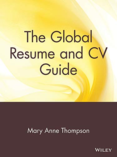 The Global Resume and CV Guide - Click to Buy