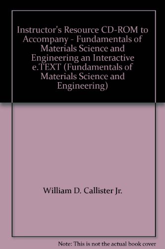 Fundamentals of Materials Science and Engineering - Click to Buy