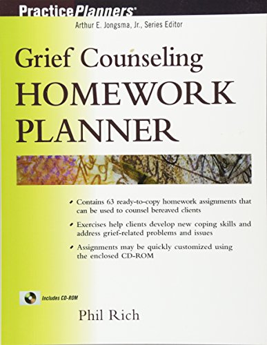 Grief Counseling Homework Planner - Click to Buy