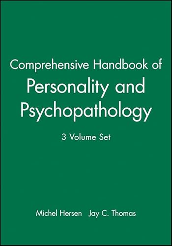 Comprehensive Handbook of Personality and Psychopathology, Set