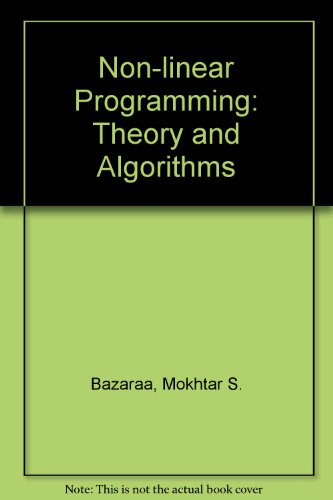 Nonlinear Programming: Theory and Algorithms - Click to Buy