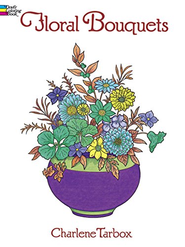 Floral Bouquets Coloring Book - Click to Buy