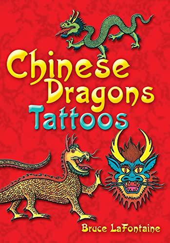 Chinese Dragons Tattoos: 6 Temporary Tattoos (Dover Little Activity Books: Fantasy) - Click to Buy