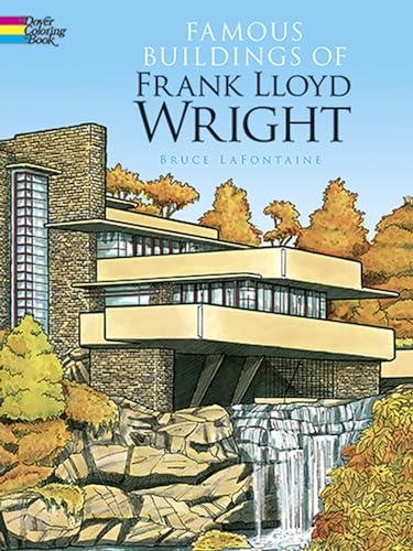 Famous Buildings of Frank Lloyd Wright Coloring Book - Click to Buy