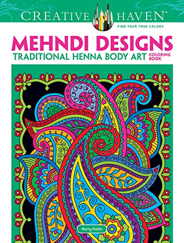 Dover Creative Haven Mehndi Designs Coloring Book (Creative Haven Coloring Books) - Click to Buy