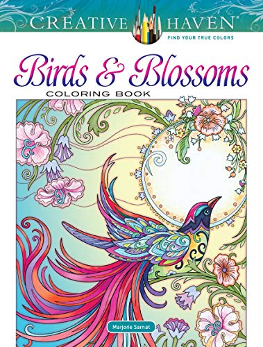 Creative Haven Birds and Blossoms Coloring Book - Click to Buy