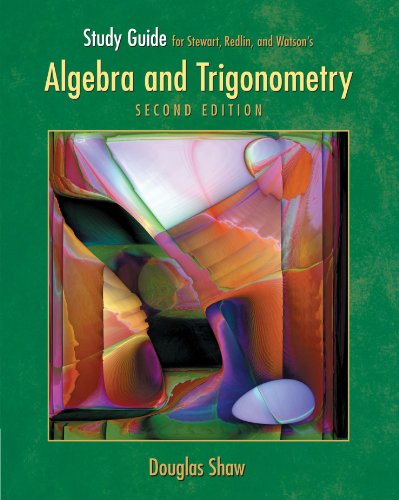 Study Guide for Algebra And Trigonometry, Second Edition - Click to Buy