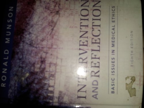 Intervention and Reflection: Basic Issues in Medical Ethics - Click to Buy
