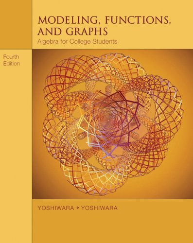 Bundle: Modeling, Functions, and Graphs: Algebra for College Students (with Printed Access Card iLrn™ Tutorial Student), 4th + Student Solutions Manual - Click to Buy