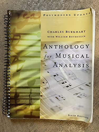 Anthology for Musical Analysis: Postmodern Update - Click to Buy