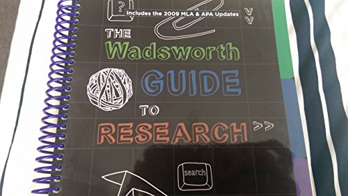 The Wadsworth Guide to Research: Includes the 2009 Mla Update - Click to Buy