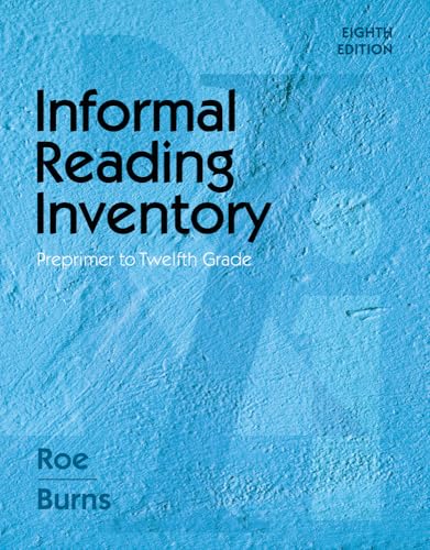 Informal Reading Inventory: Preprimer to Twelfth Grade - Click to Buy