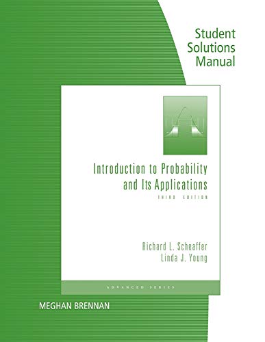 Student's Solutions Manual for Introduction to Probability and Its Applications - Click to Buy