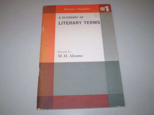 A Glossary of Literary Terms - Click to Buy