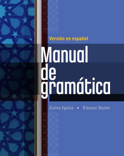 Manual de gramática: En español