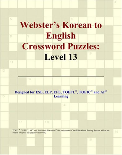 Webster's Korean to English Crossword Puzzles: Level 13 - Click to Buy