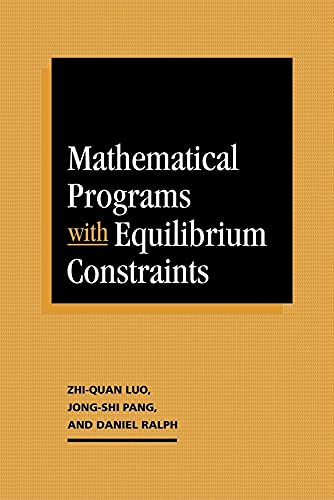 Mathematical Programs