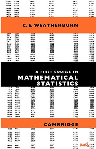A First Course Mathematical Statistics - Click to Buy