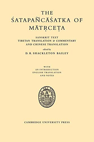 The Satapancasatka of Matrceta - Click to Buy