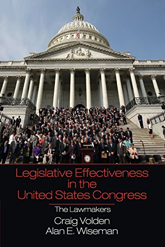 Legislative Effectiveness in the United States Congress: The Lawmakers - Click to Buy