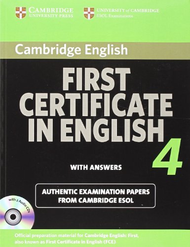 Cambridge First Certificate in English 4 for Updated Exam Self-study Pack (Student's Book with answers and Audio CDs (2)): Official Examination Papers from University of Cambridge ESOL Examinations - Click to Buy
