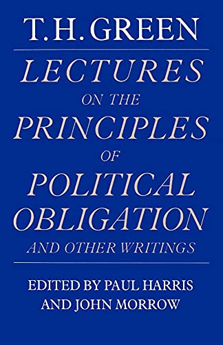 Lectures on the Principles of Political Obligation and Other Writings - Click to Buy
