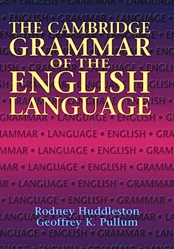 The Cambridge Grammar of the English Language - Click to Buy