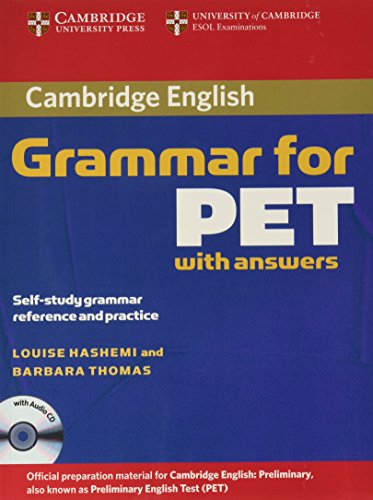 Cambridge Grammar for PET Book with Answers and Audio CD: Self-Study Grammar Reference and Practice - Click to Buy