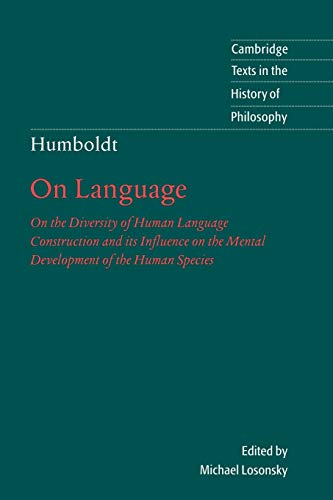 Humboldt: On Language 2ed