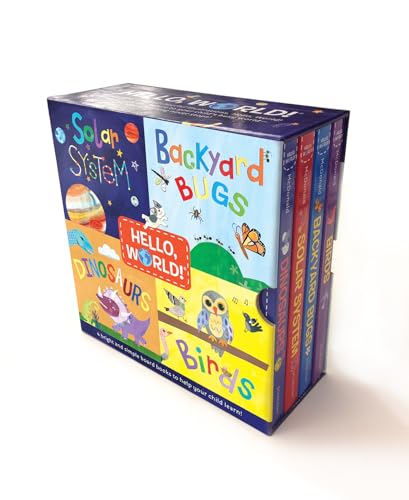 Hello, World! Boxed Set: Solar System; Dinosaurs; Backyard Birds; Bugs - Click to Buy